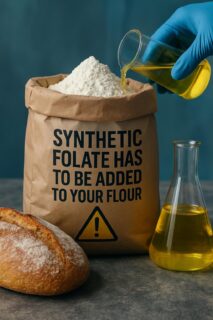 They already add cheap seed oils to most shop bought bread. Now the government has decided that synthetic folate has to be added to your flour.
In the UK, almost all non wholemeal wheat flour will have synthetic folic acid added to it. Not just pregnancy vitamins, not a short term choice, but a quiet long term dose built into the food supply.
That one decision does not just touch “bread”. It flows into pizza, biscuits, buns, wraps, cakes, pastries, cheap sandwiches, the kids’ snacks, the toast your nan lives on. If it is made with standard white flour, it is part of the scheme.
So no matter your age, genetics, B12 status, or how much folate rich food you already eat. You will be getting the synthetic stuff as well.
If enzymes like D H F R in the liver and M T H F R are slower at dealing with folic acid, more of that synthetic form can sit in the blood as ‘unfinished’ folate instead of being turned into the type your cells actually use.
They call it public health. In reality it is a small group of people deciding a synthetic vitamin formula for the whole country, writing it into your food by law before you even knew there was a choice to be made.