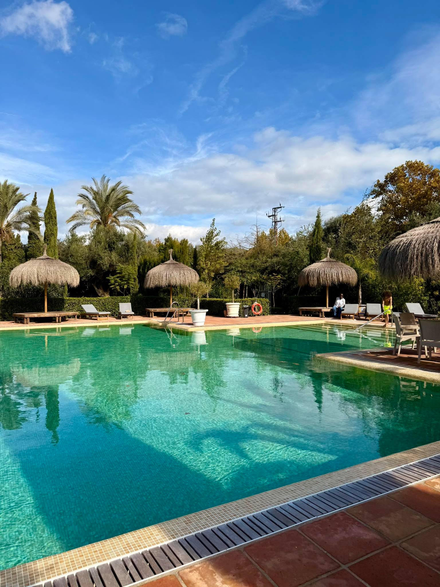 This is the kind of luxury my body actually understands. Warm air, quiet water, nowhere I have to rush off to. 

I spent years thinking I had to earn rest, now I am learning that when I slow down like this, everything else in life gets lighter too.