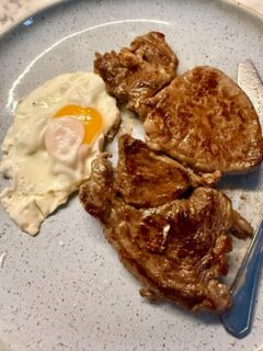 I wonder why we are all thriving when we are eating steak and eggs?